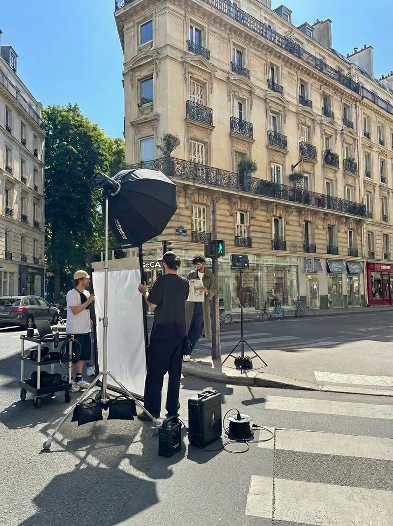 On location