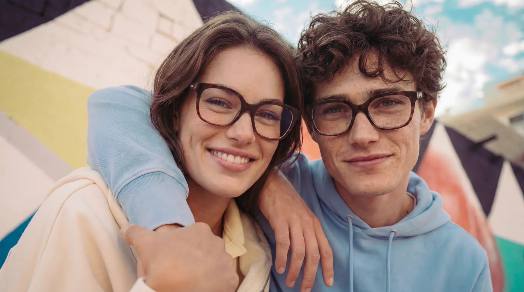 AI campaign — couple eyewear