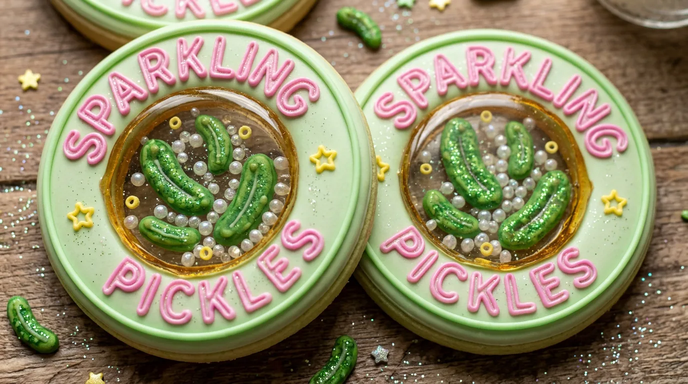 Sparkling Pickles branded breakfast cookies